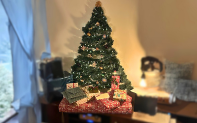 Platzsparender Weihnachtsbaum für kleine Wohnungen
